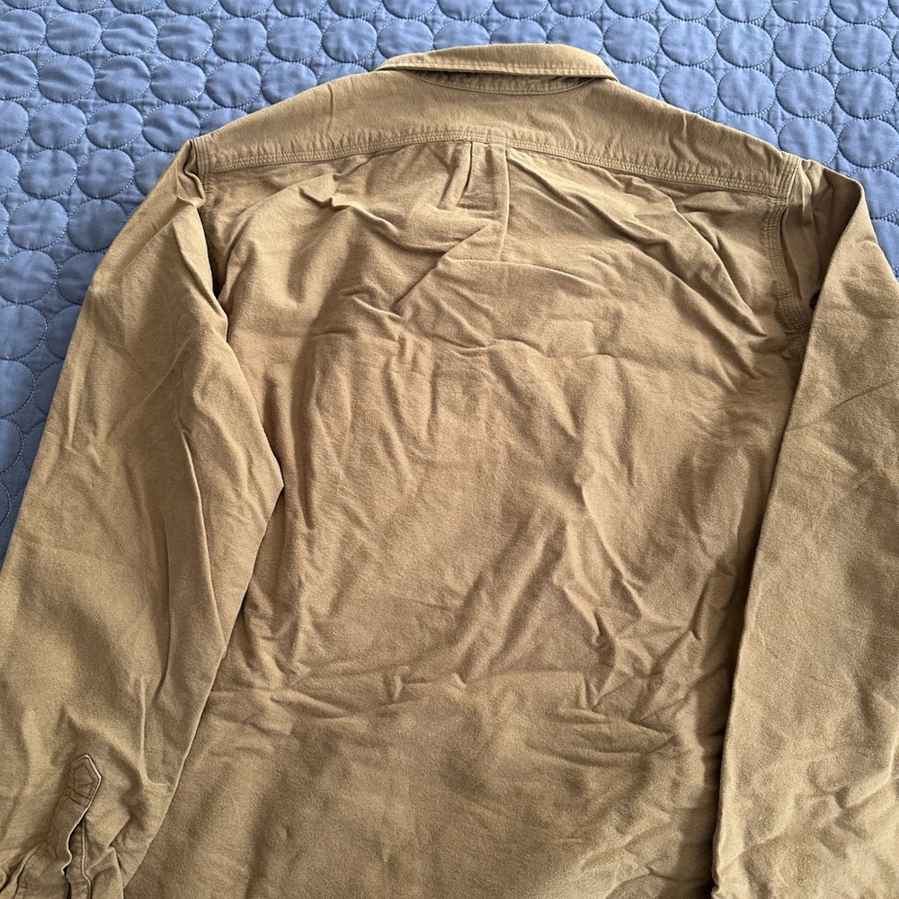 Madewell Men's Tan Casual Button-Down Shirt - Picture 5 of 6